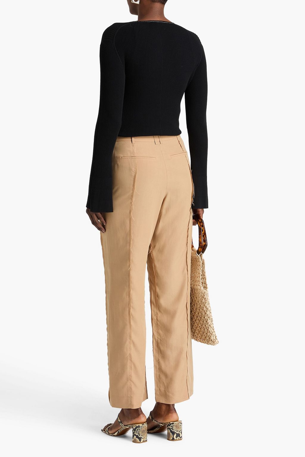 REJINA PYO 라이오셀 스트레이트 레그 팬츠