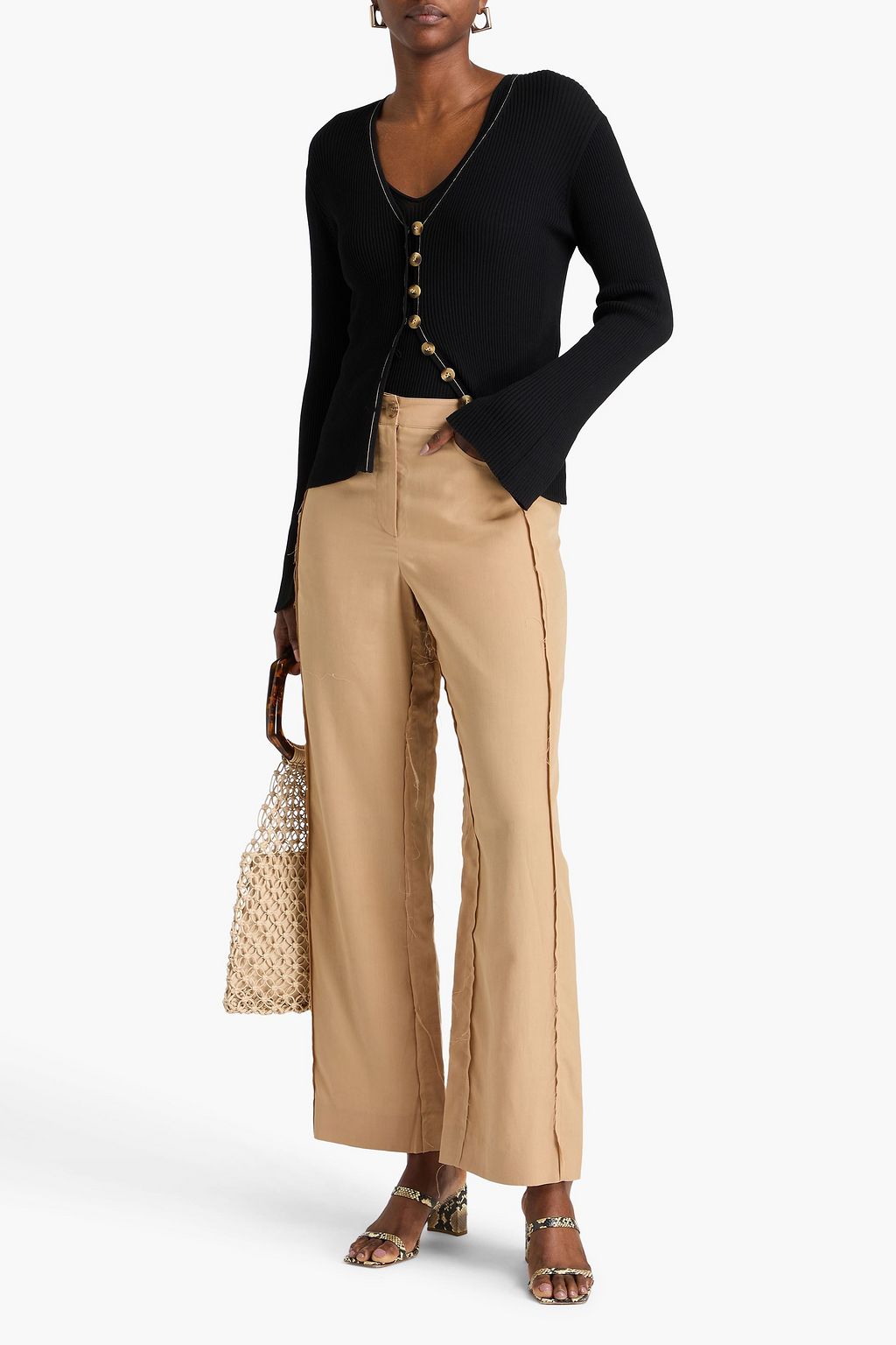 REJINA PYO 라이오셀 스트레이트 레그 팬츠