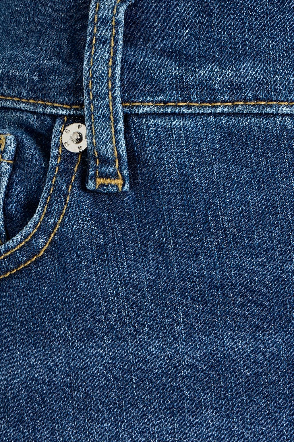 FRAME Le Slim Palazzo high-rise wide-leg jeans