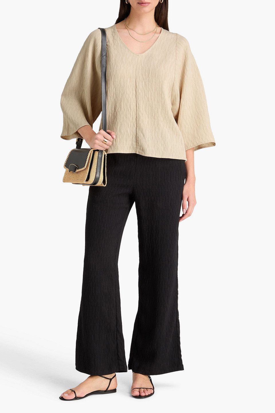  By Malene Birger - Bluse „calyas“ Aus Jacquard - Neutral - De 36 
