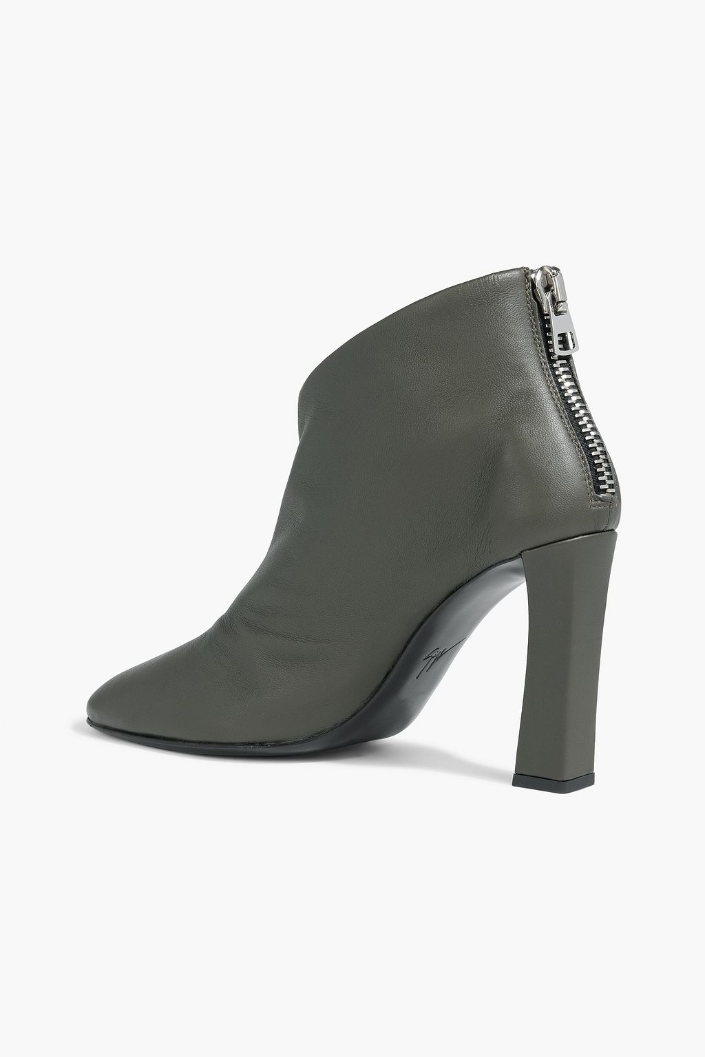 GIUSEPPE ZANOTTI Losie 90 leather ankle boots