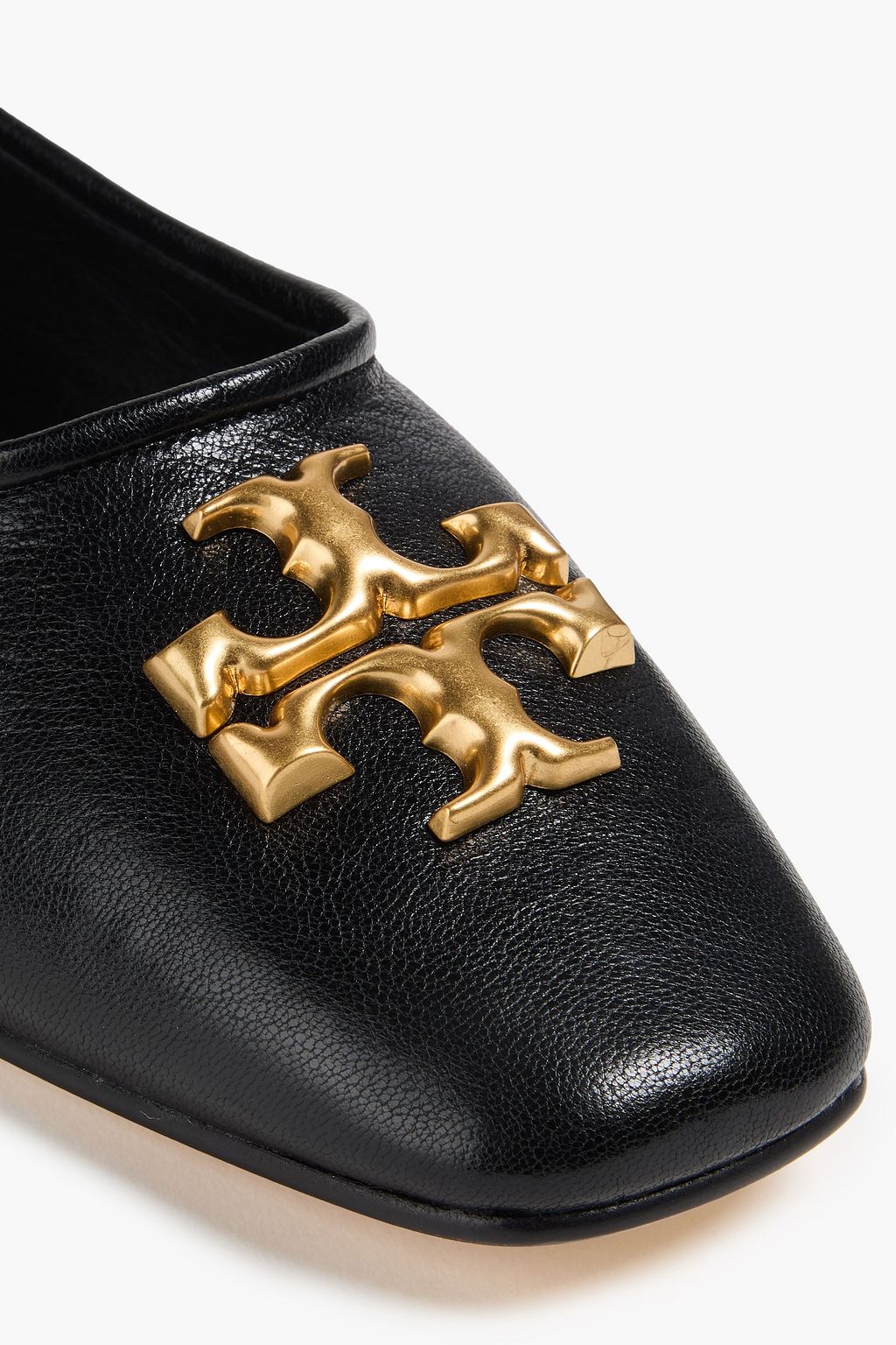 TORY BURCH Eleanor embellished leather ballet flats