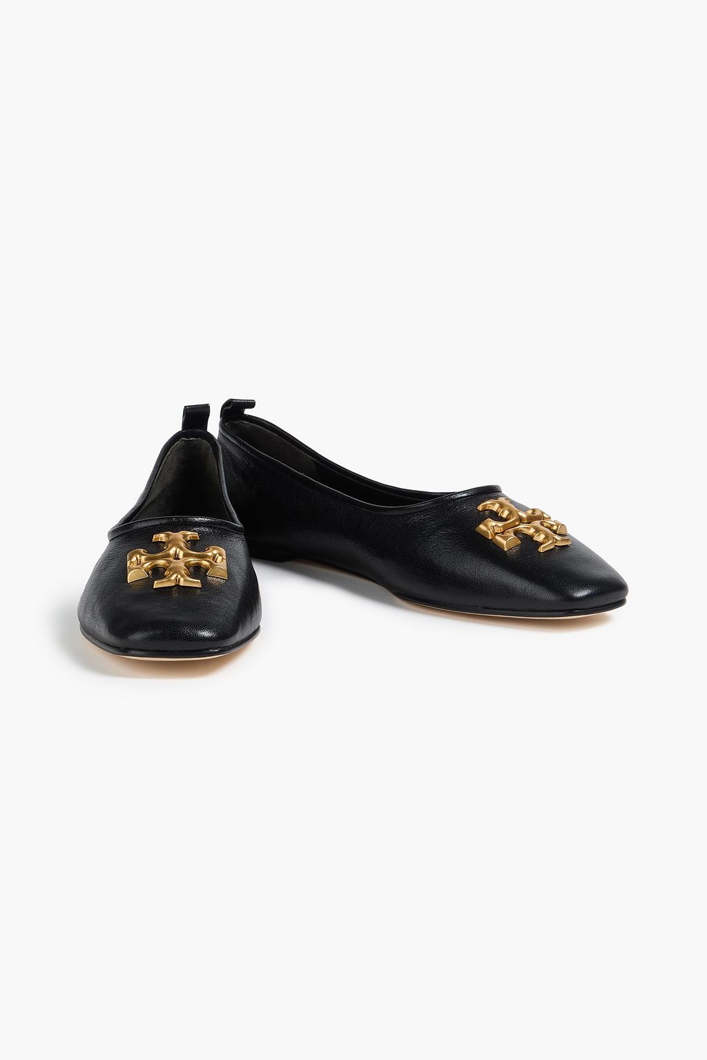 TORY BURCH Eleanor embellished leather ballet flats