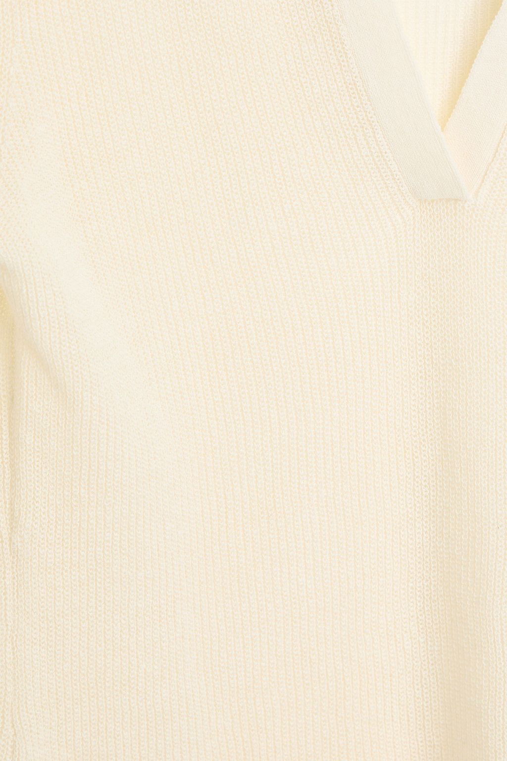 BY MALENE BIRGER بلوزة "دريلو" من مزيج الكتّان مزين بشرّابات