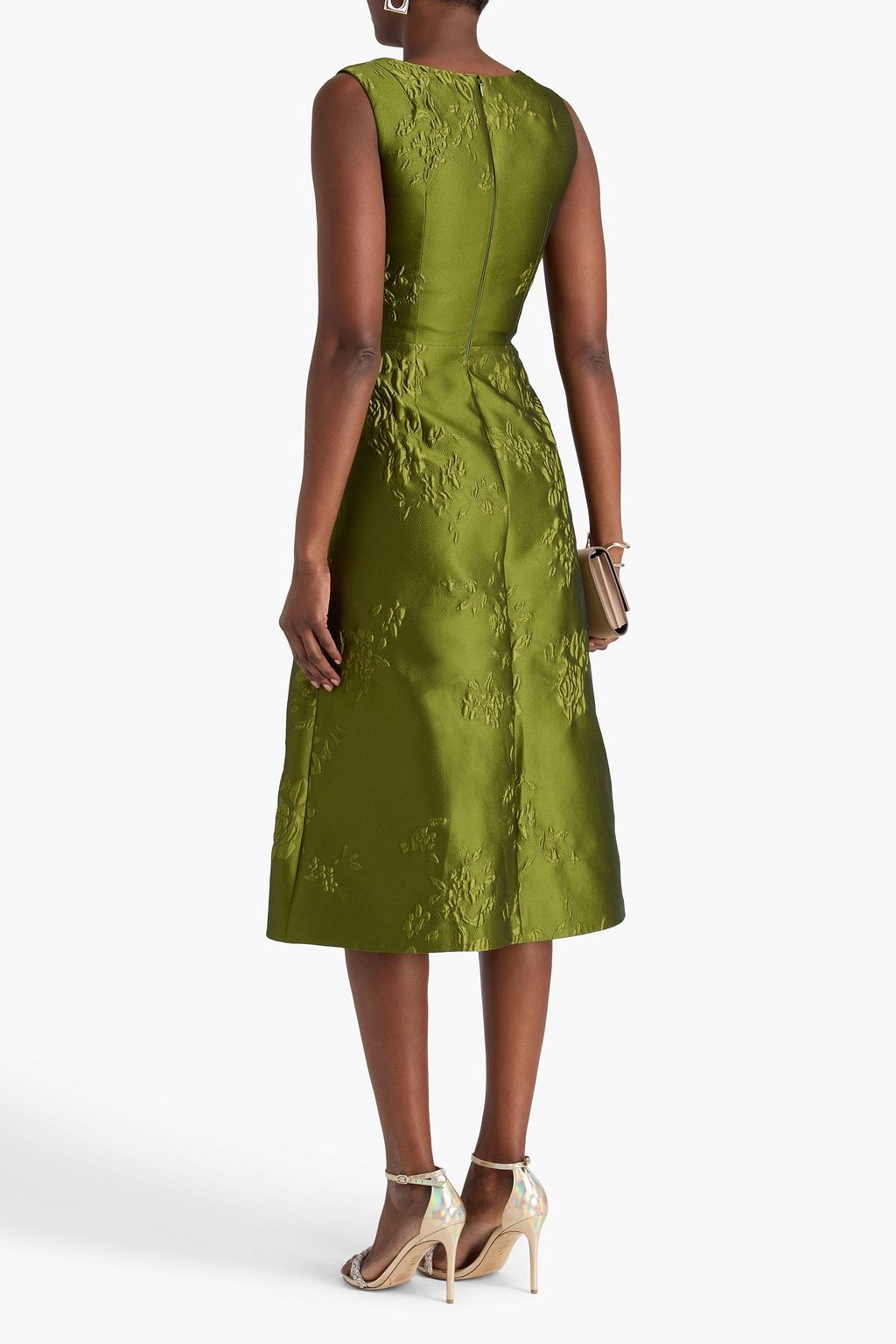 EMILIA WICKSTEAD Pinah cloqué midi dress