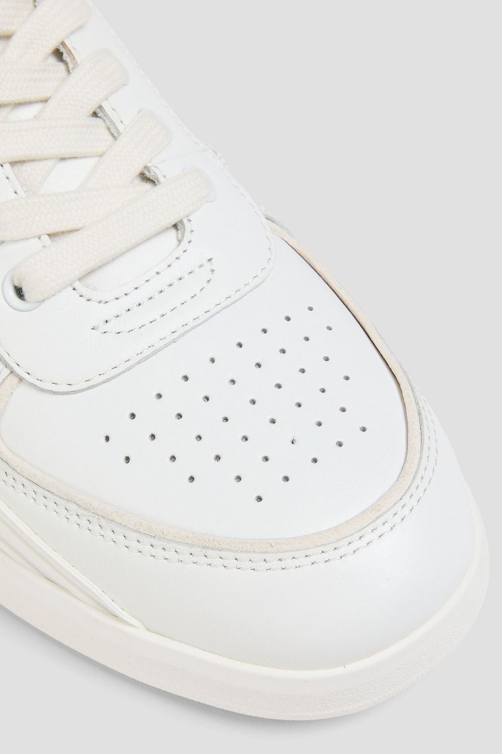 TORY BURCH Clover leather high-top sneakers