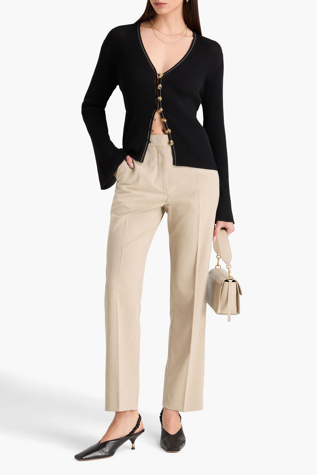 BY MALENE BIRGER Igda crepe straight-leg pants