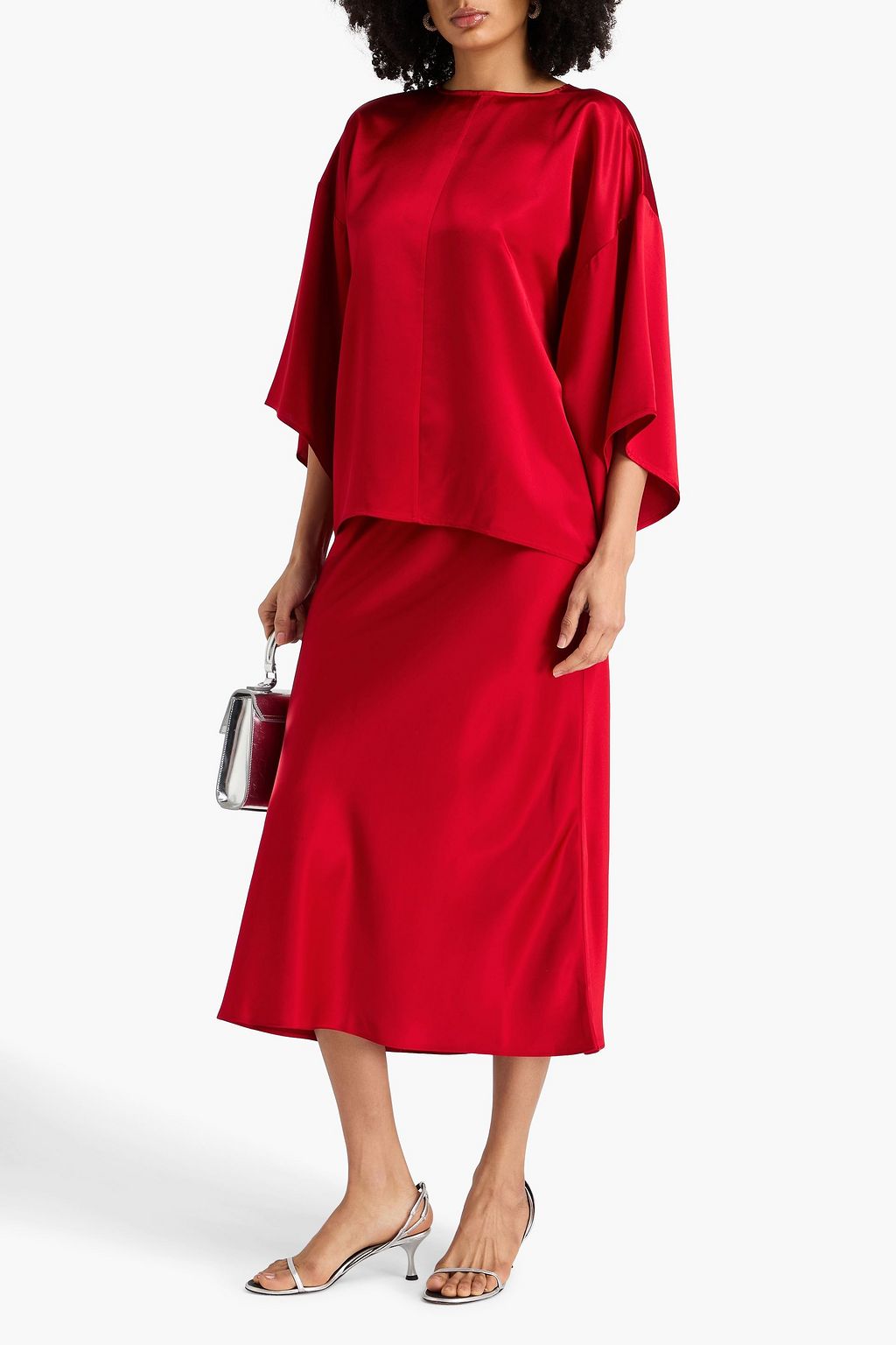 BY MALENE BIRGER Satin-crepe blouse