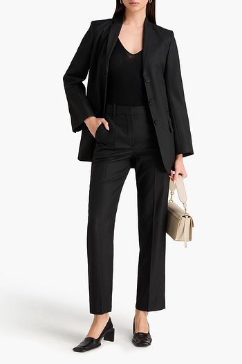 BY MALENE BIRGER بنطال "إيجدا" بأرجل مستقيمة من التويل