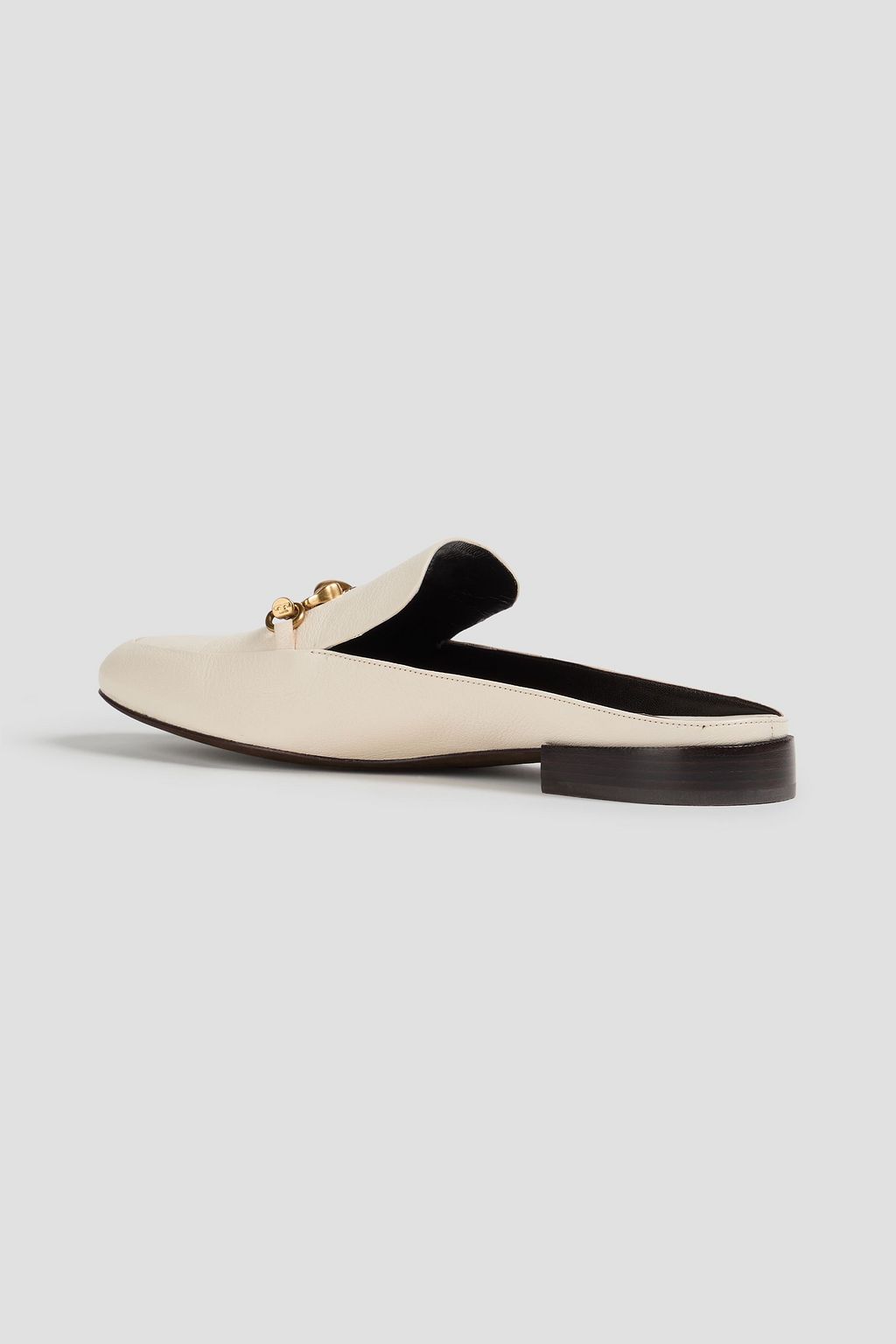 TORY BURCH Slippers „Jessa“ aus Leder mit Verzierung