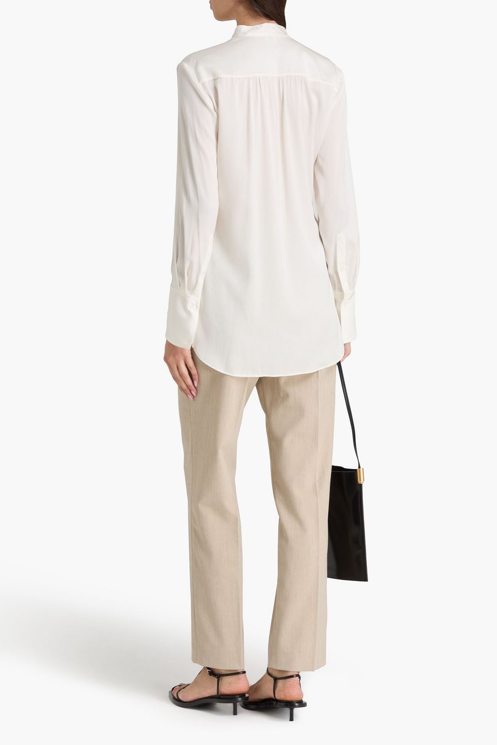 BY MALENE BIRGER Silk-blend satin top