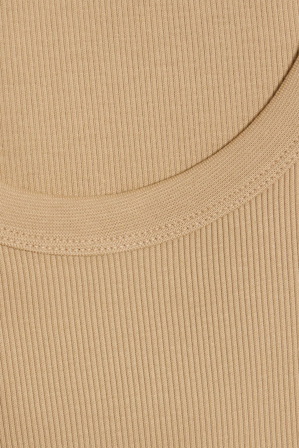 VERONICA BEARD Birke ribbed Pima cotton-blend jersey tank