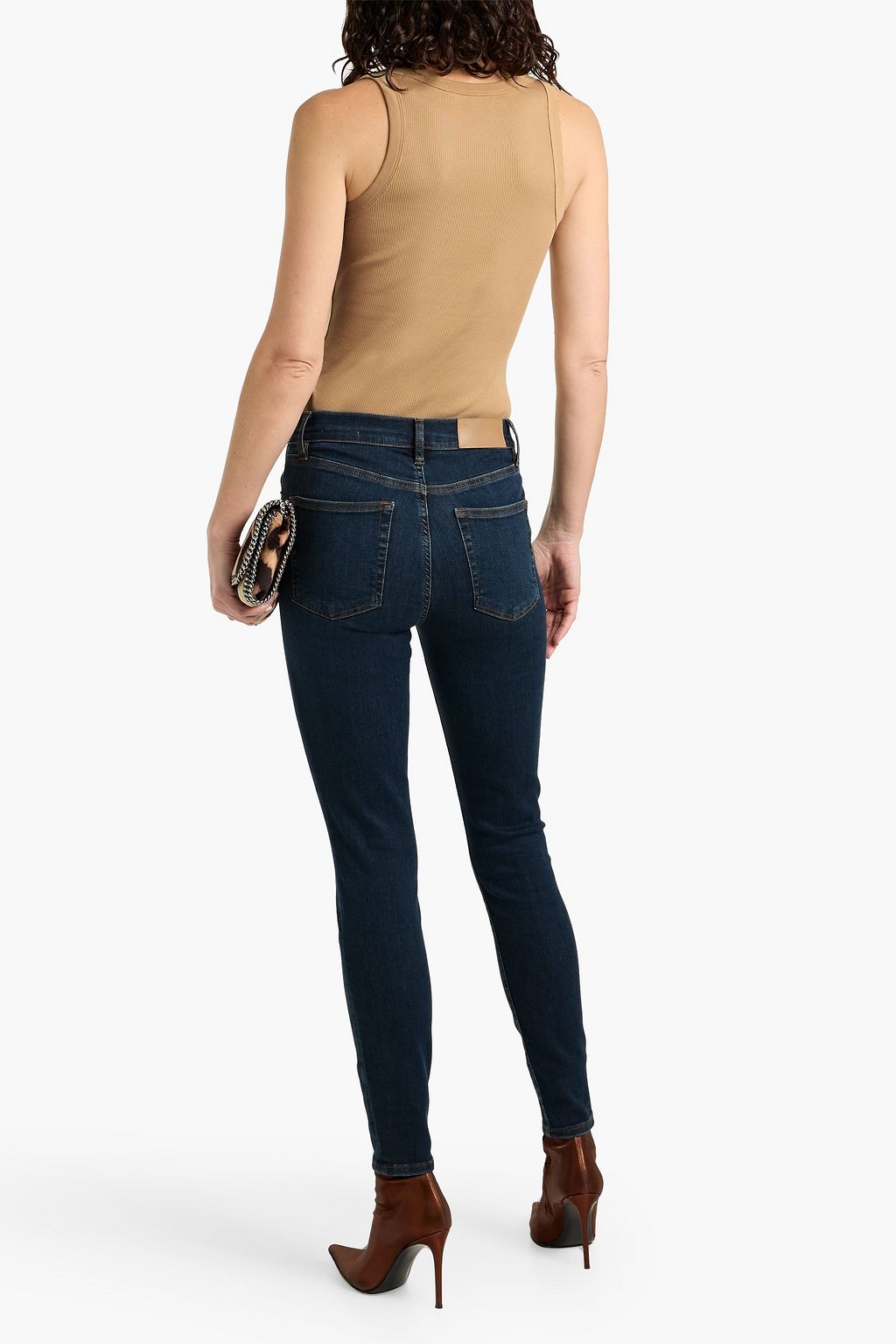 VERONICA BEARD Birke ribbed Pima cotton-blend jersey tank