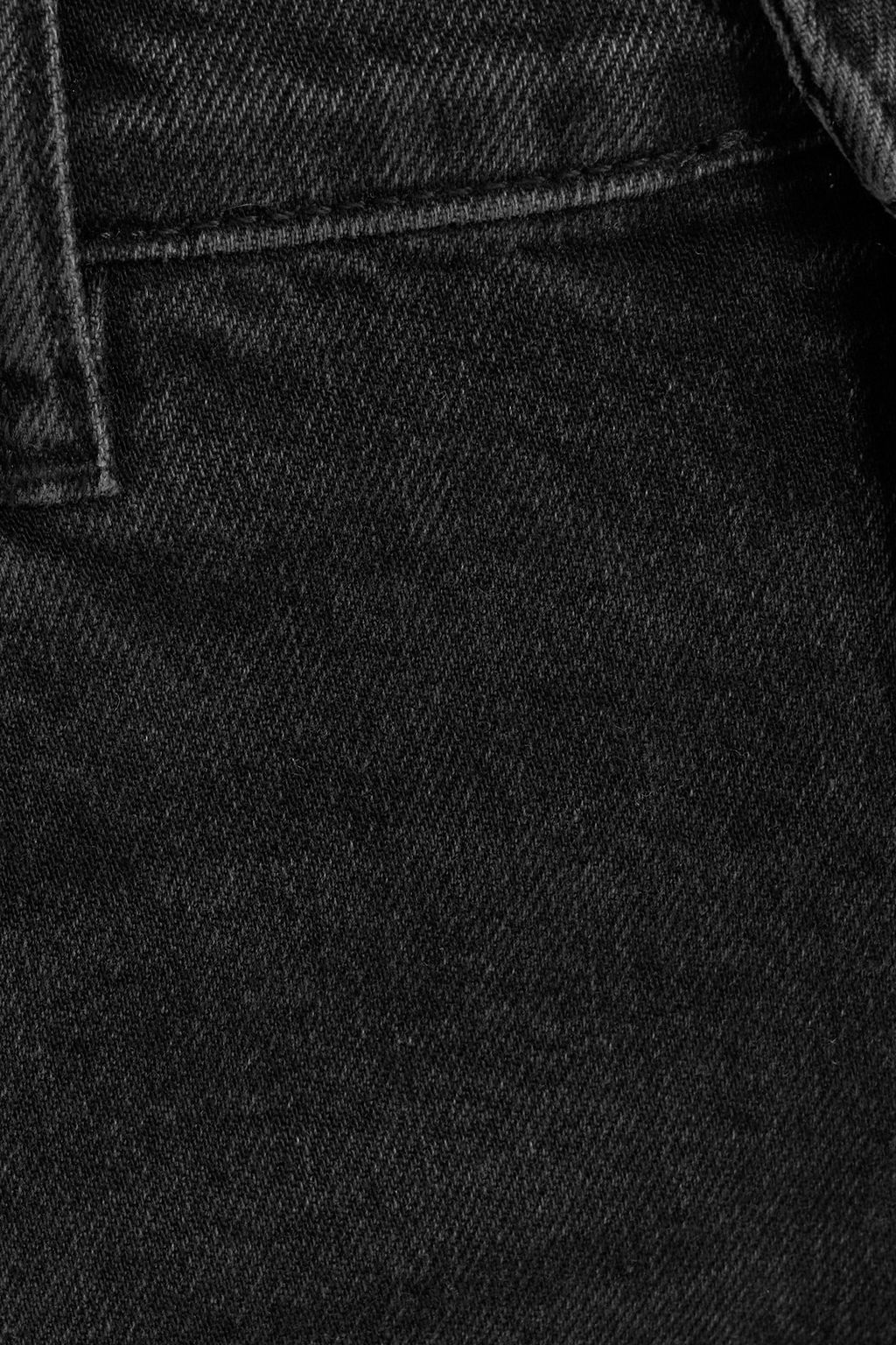 FRAME The Ruler cropped high-rise straight-leg jeans