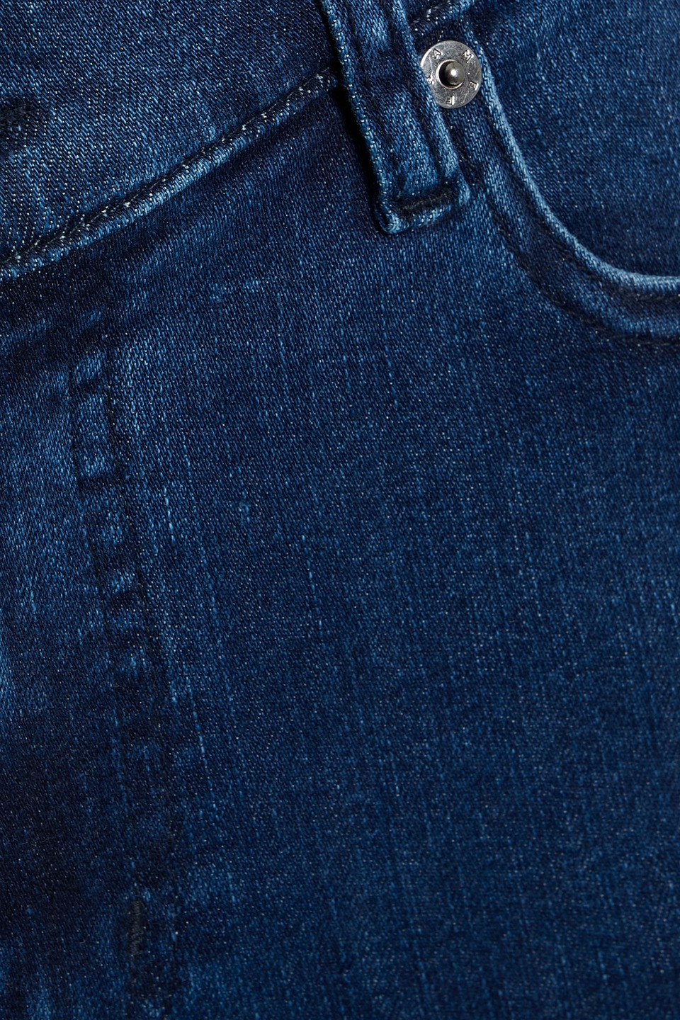 Frame The Icon High-rise Flared Jeans In Blue