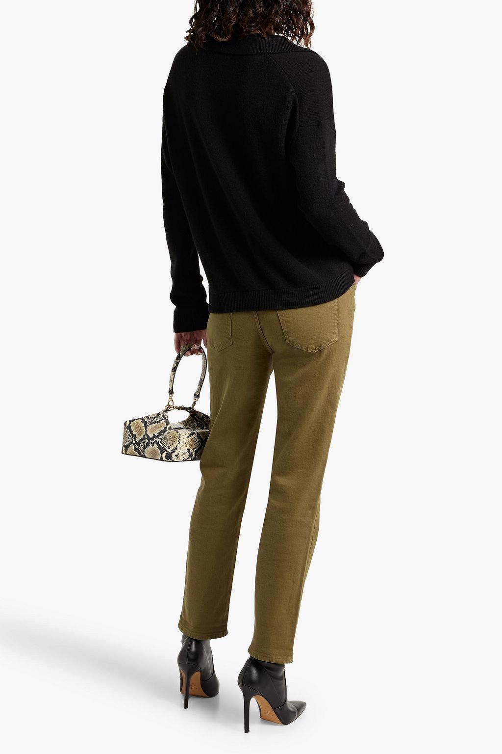 FRAME The Borrowed mid-rise boyfriend jeans