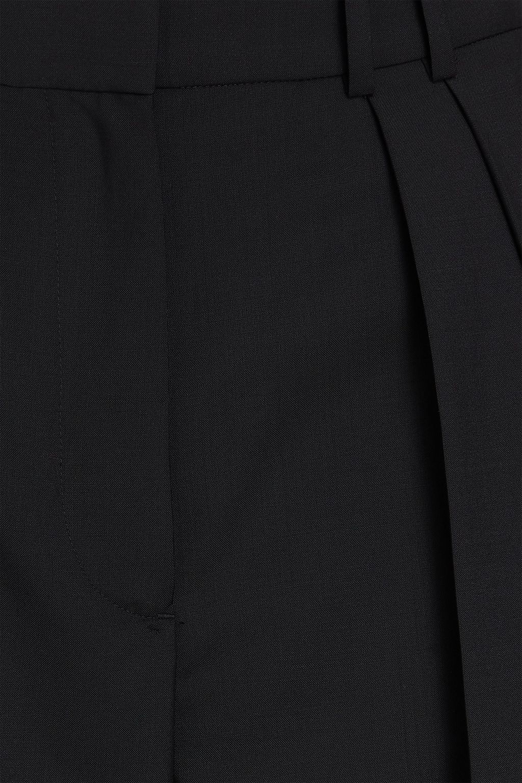 RÓHE بنطال بأرجل واسعة من الصوف ومزيج الموهير