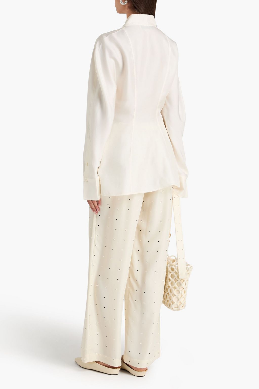 RÓHE Silk-twill shirt