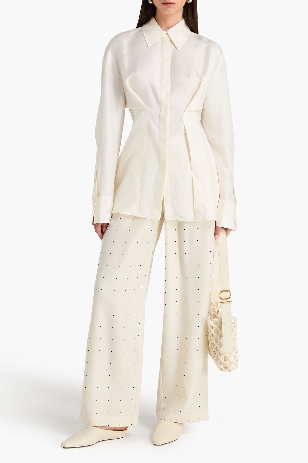 RÓHE Silk-twill shirt