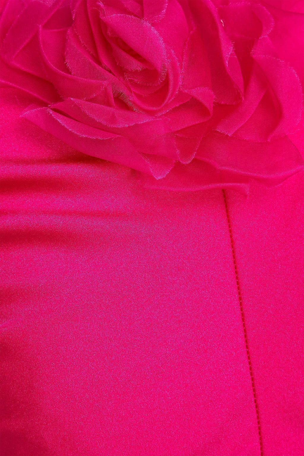 GIUSEPPE DI MORABITO Floral-appliquéd ruched cutout stretch-jersey mini dress