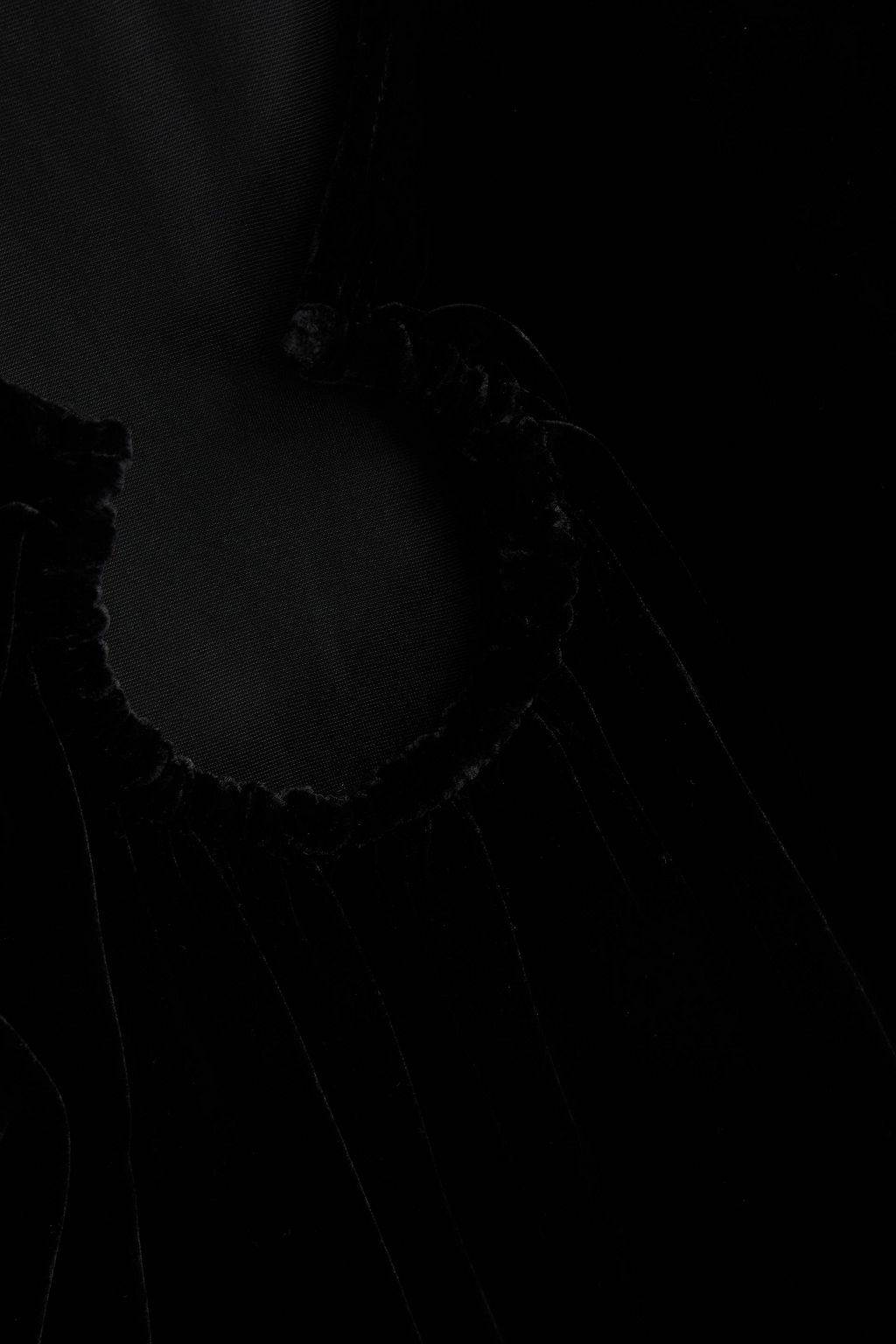 BY MALENE BIRGER Loela gathered velvet top