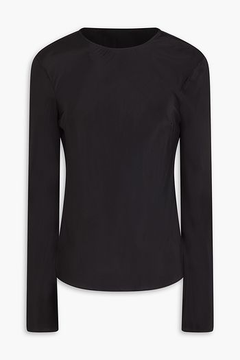 BY MALENE BIRGER بلوزة "بريسيلا" من الحرير الصيني