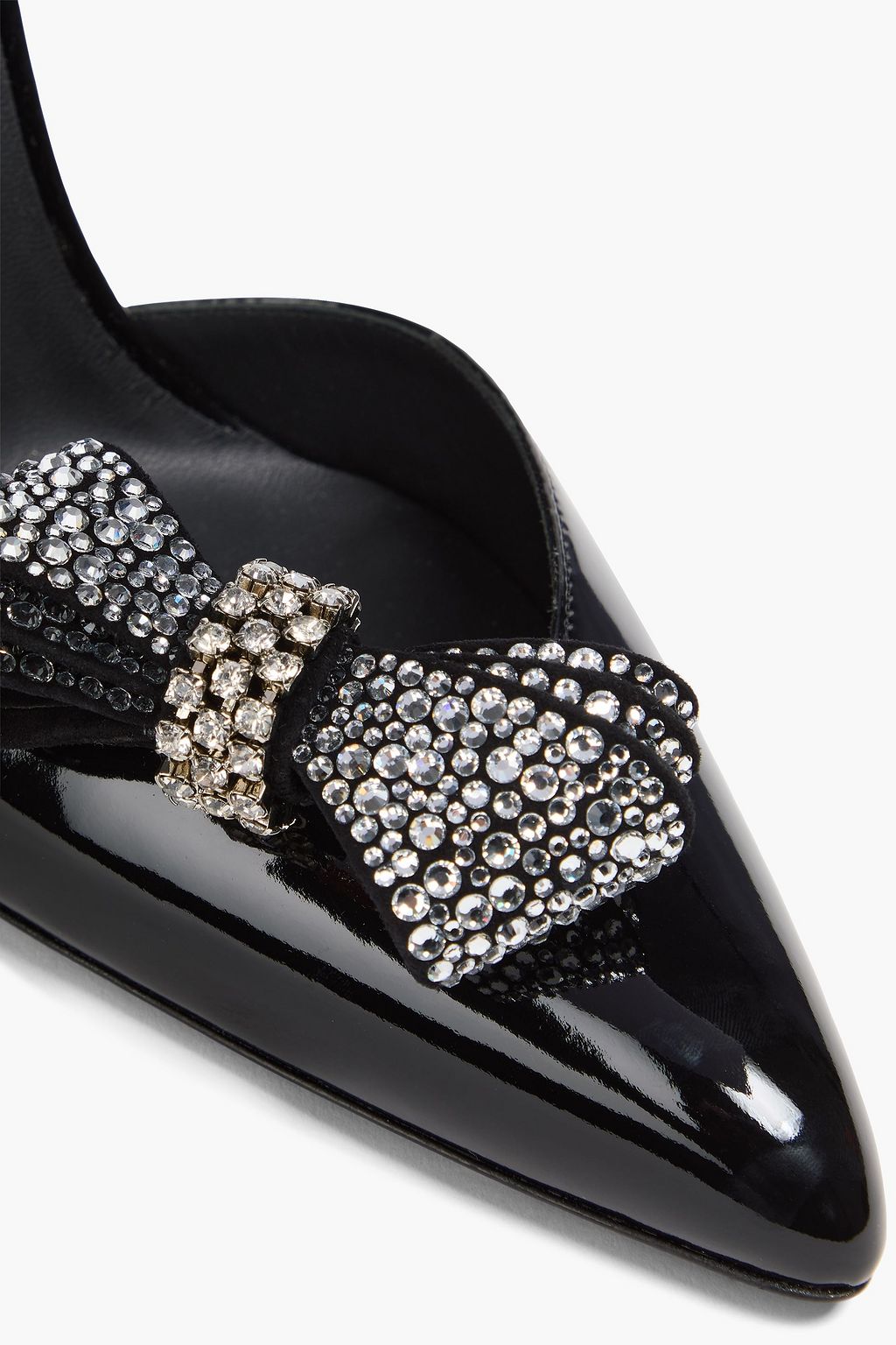 GIUSEPPE ZANOTTI حذاء بامب "ديكادنس" مزيّن بالكريستال