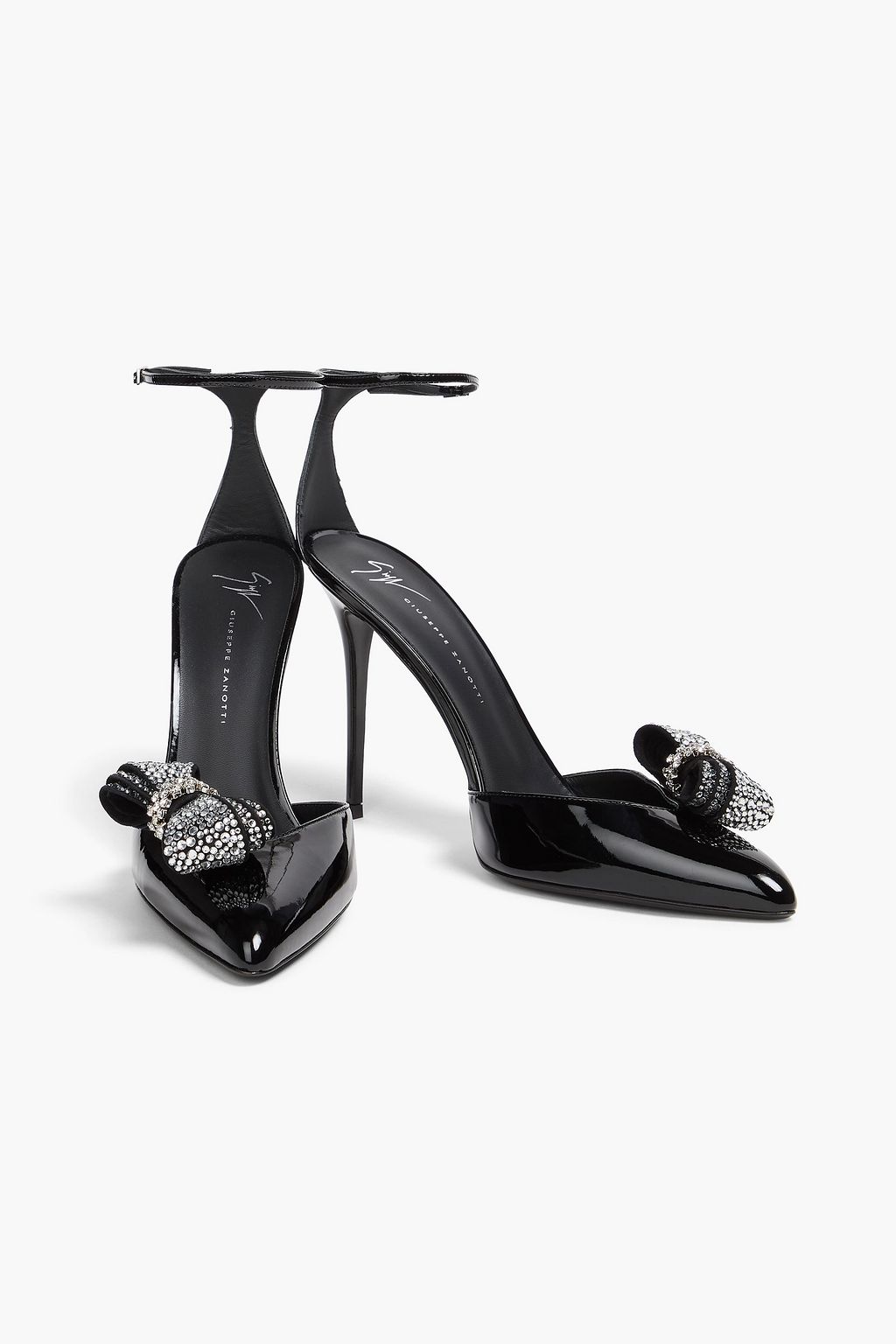 GIUSEPPE ZANOTTI حذاء بامب "ديكادنس" مزيّن بالكريستال