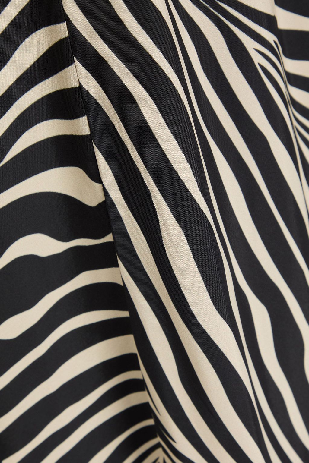 BY MALENE BIRGER Boshan zebra-print crepe de chine midi skirt