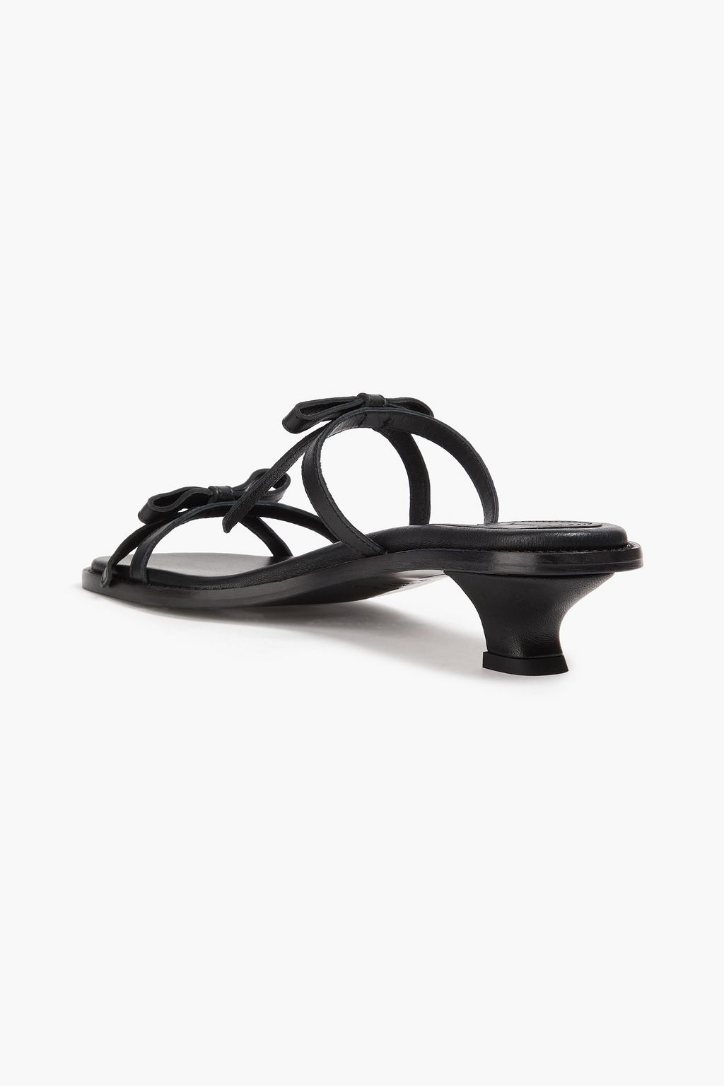 BY MALENE BIRGER صندل "تيانو" من الجلد مزين بربطة على شكل فراشة