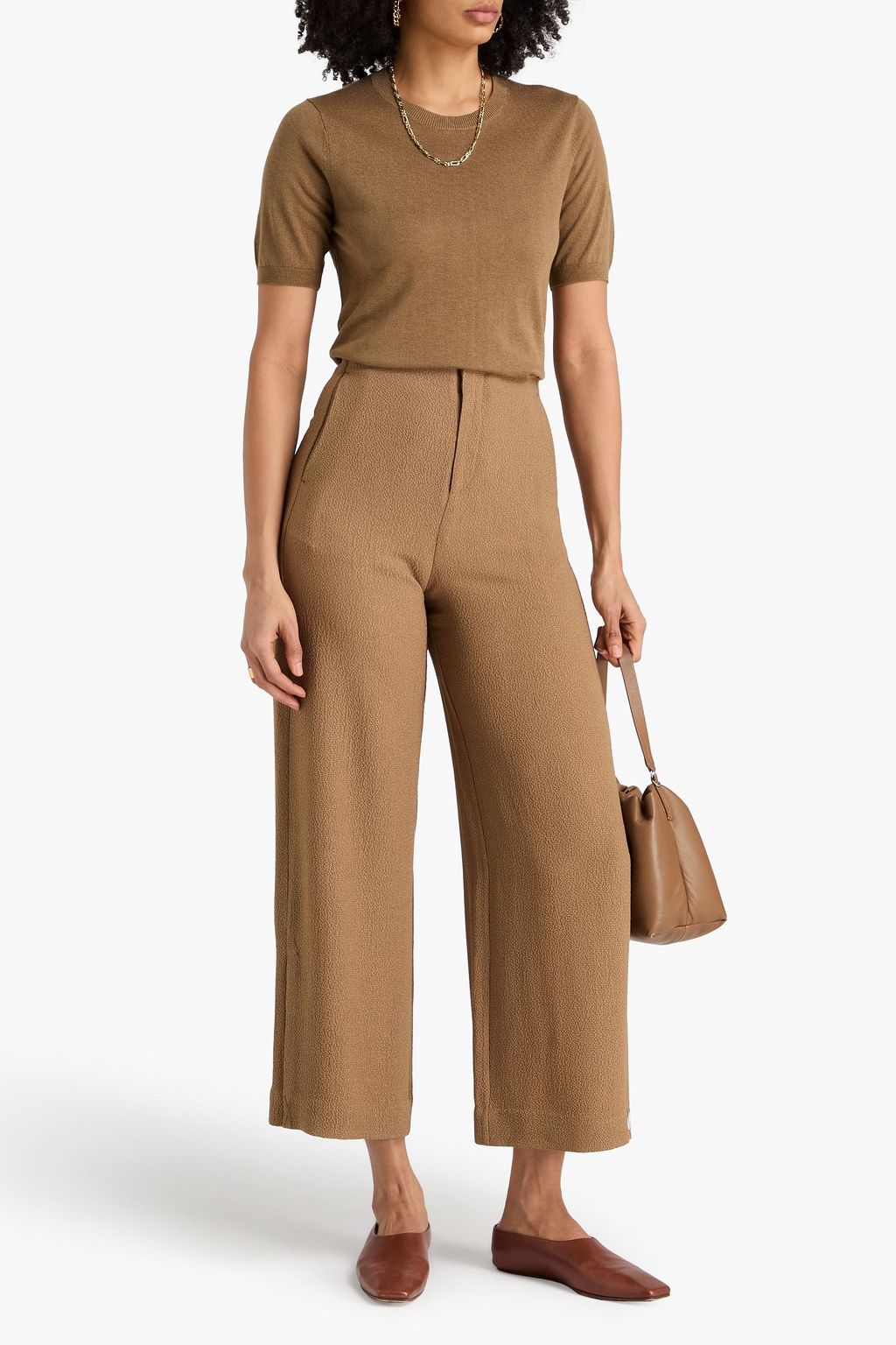 BY MALENE BIRGER Campione stretch-crepe wide-leg pants
