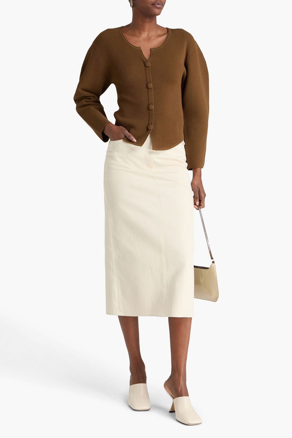 BY MALENE BIRGER Francinas ribbed-knit sweater