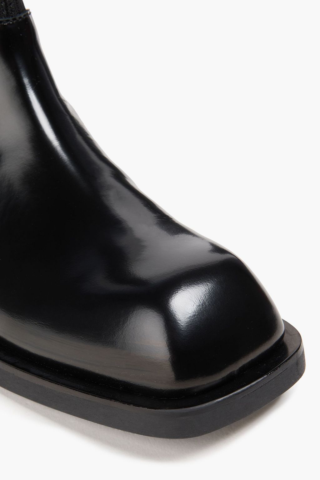 BY MALENE BIRGER Perlla glossed-leather Chelsea boots