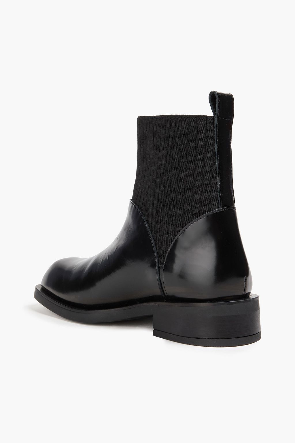 BY MALENE BIRGER Perlla glossed-leather Chelsea boots