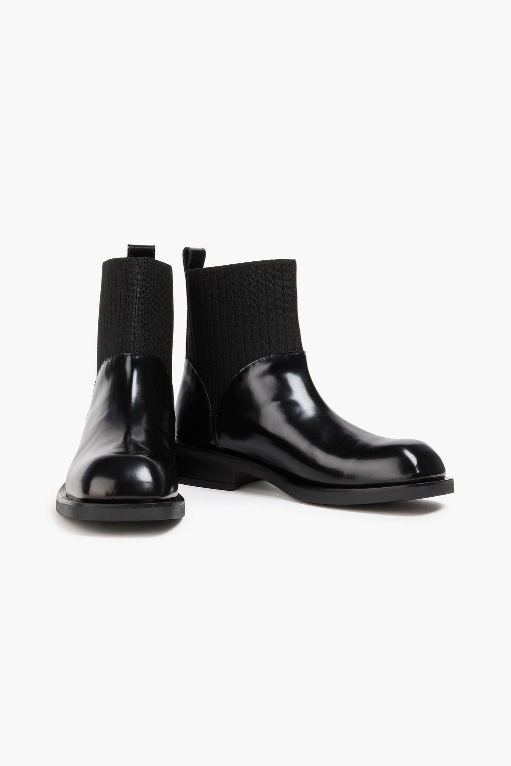 BY MALENE BIRGER Perlla glossed-leather Chelsea boots
