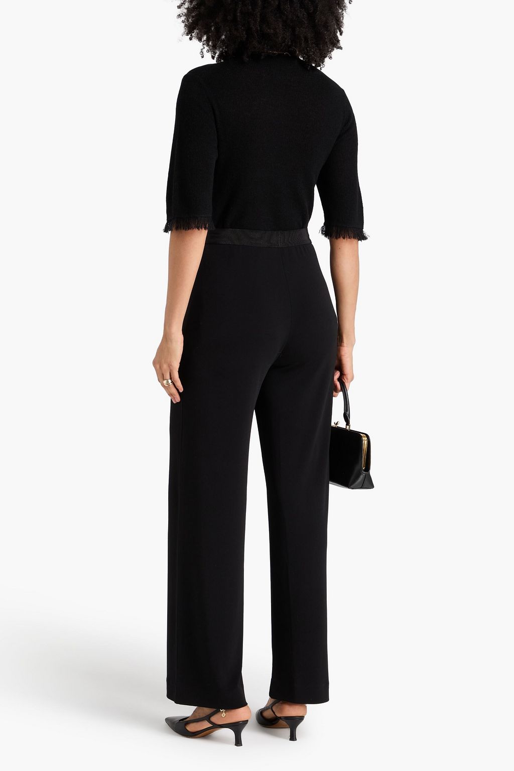 BY MALENE BIRGER Mandala stretch-jersey wide-leg pants