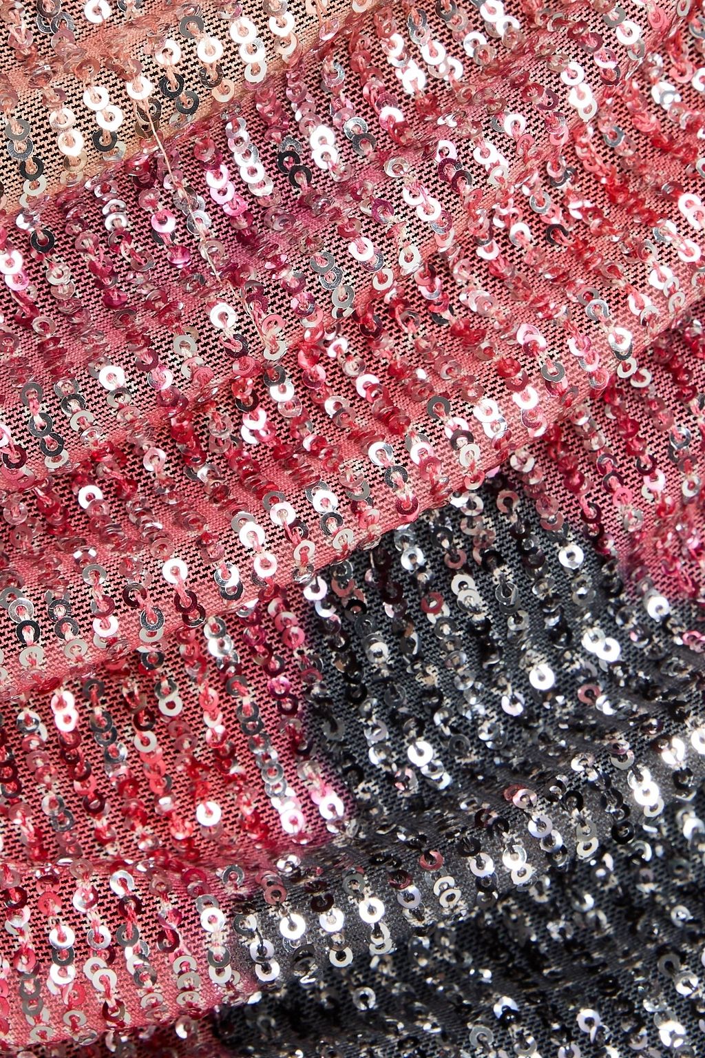 IN THE MOOD FOR LOVE Ruched sequined stretch-tulle mini dress