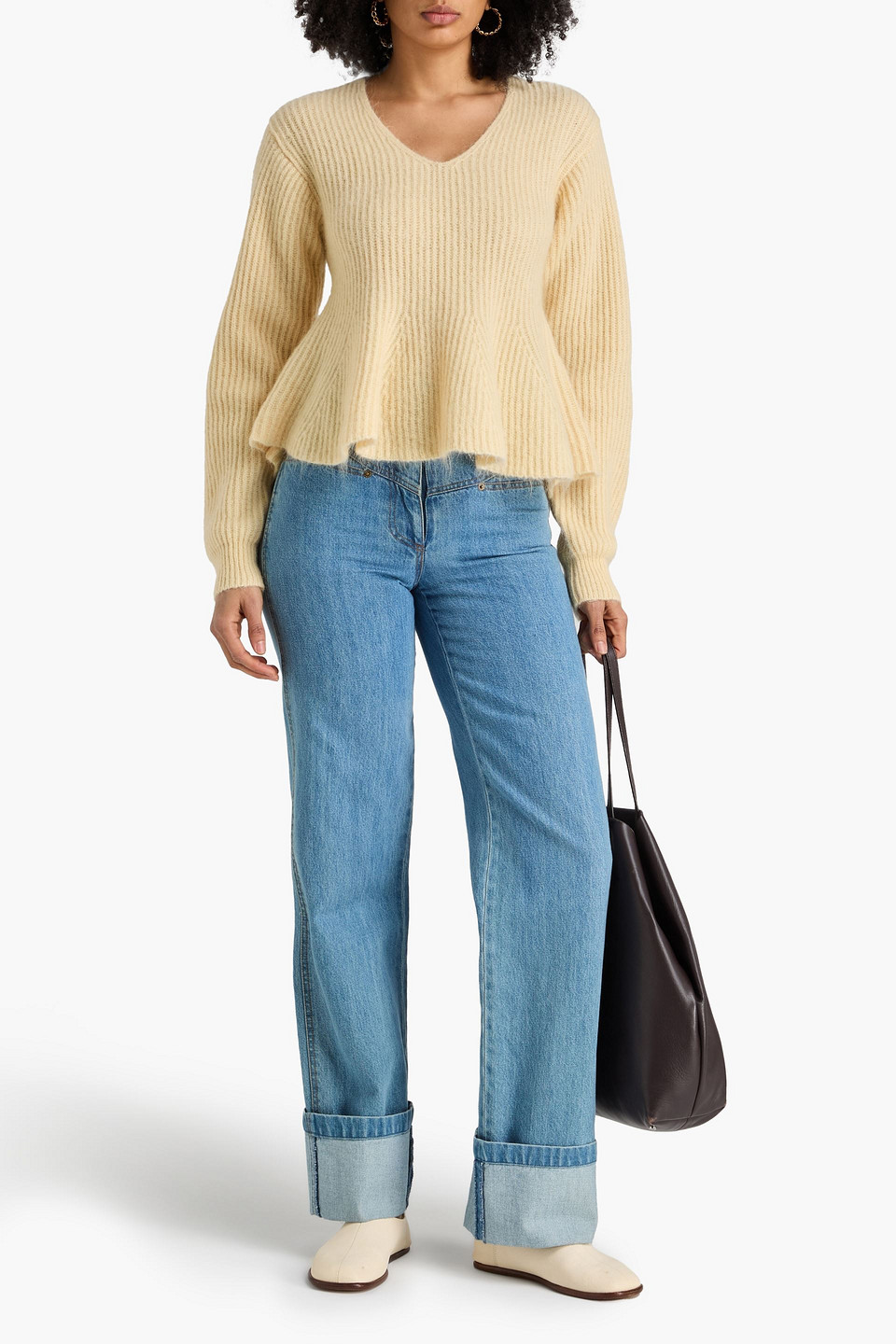  By Malene Birger - Rippstrickpullover „cova“ - Gelb - Xxs 