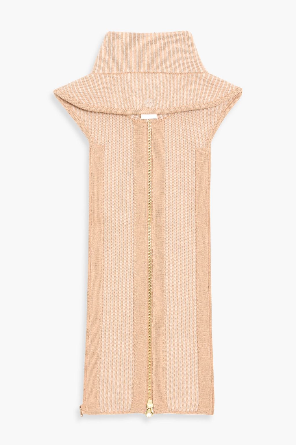 VERONICA BEARD Tripp jacquard-knit wool and cashmere-blend dickey