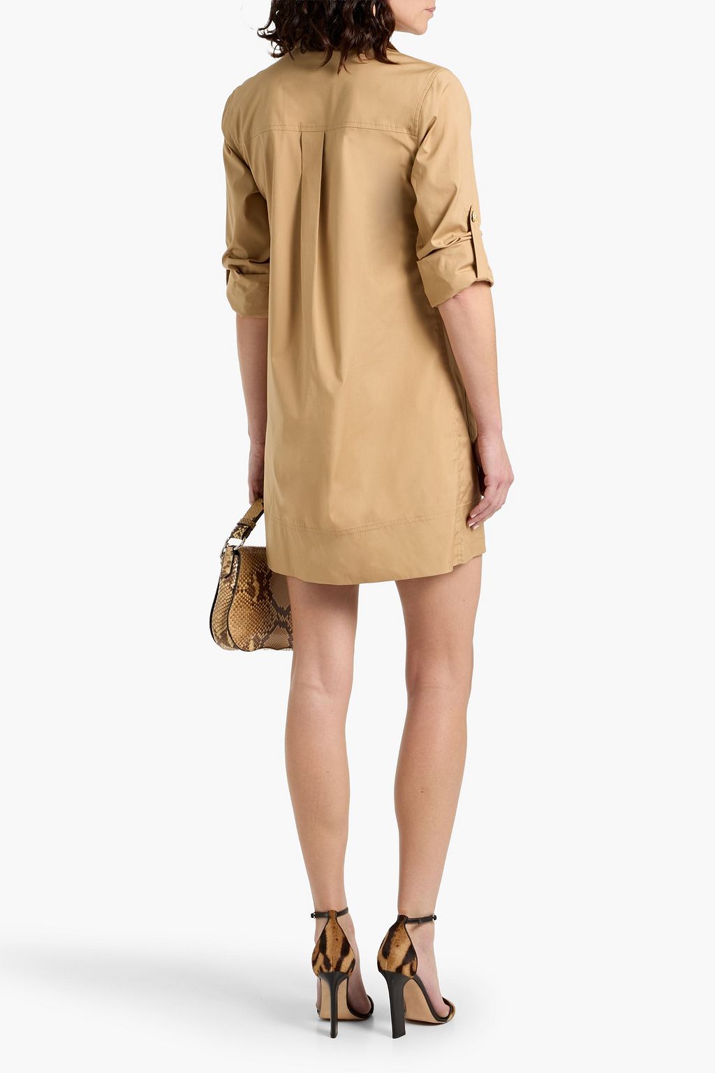 VERONICA BEARD Saude cotton-blend mini shirt dress