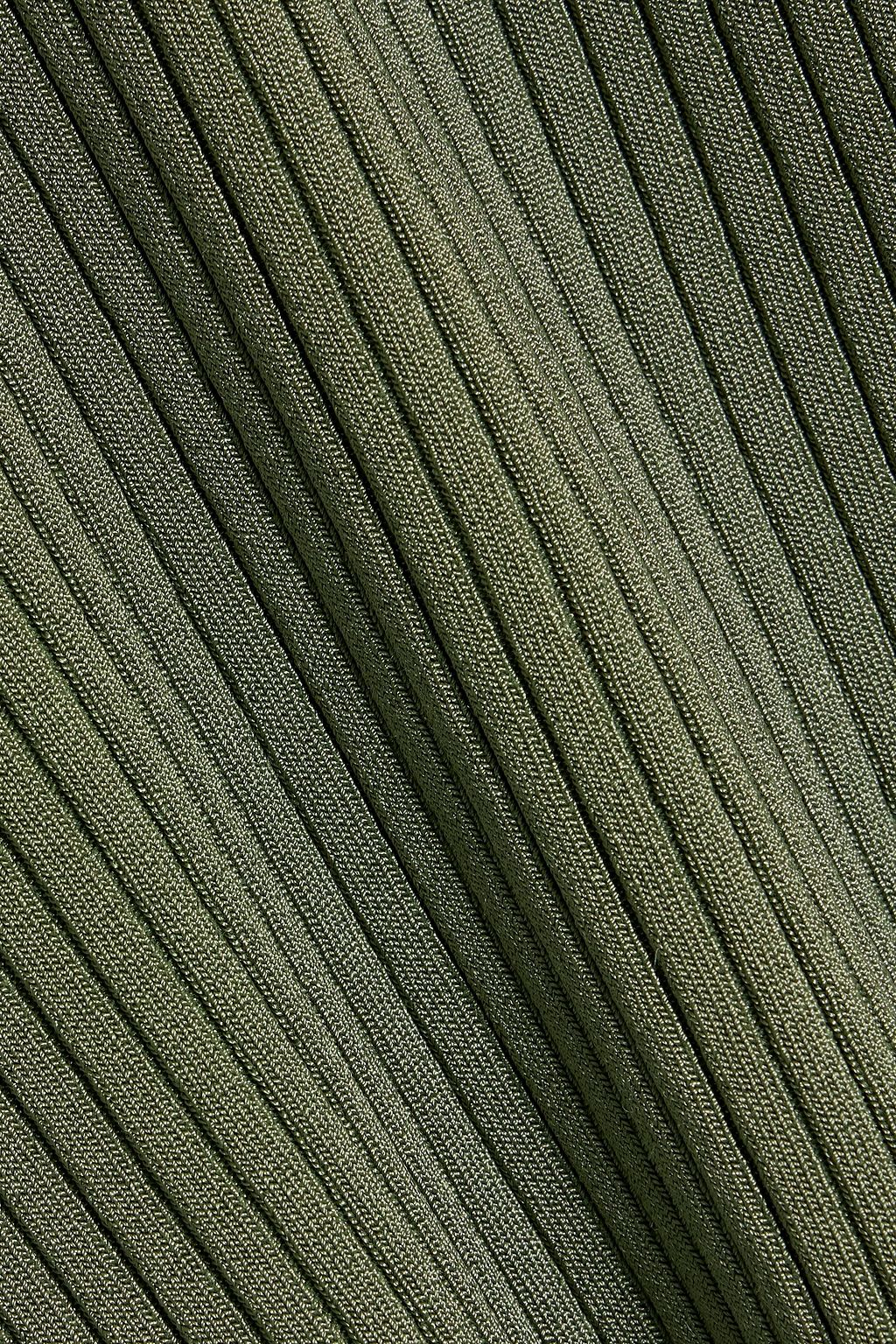 VERONICA BEARD Acara ribbed-knit top