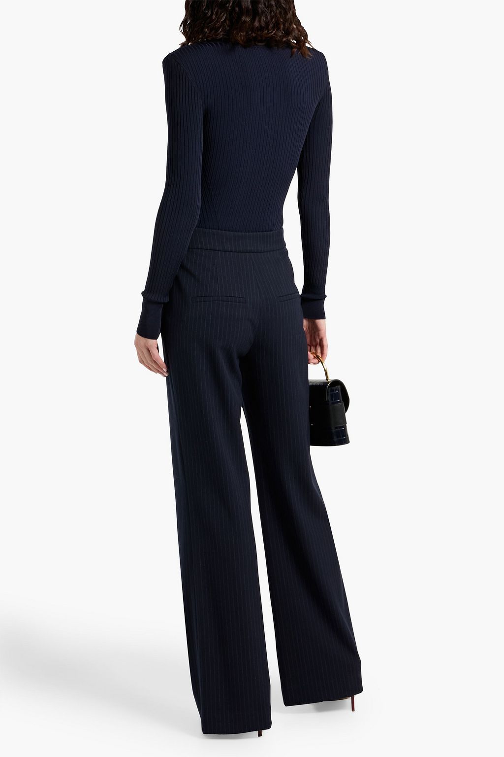 VERONICA BEARD Acara ribbed-knit sweater