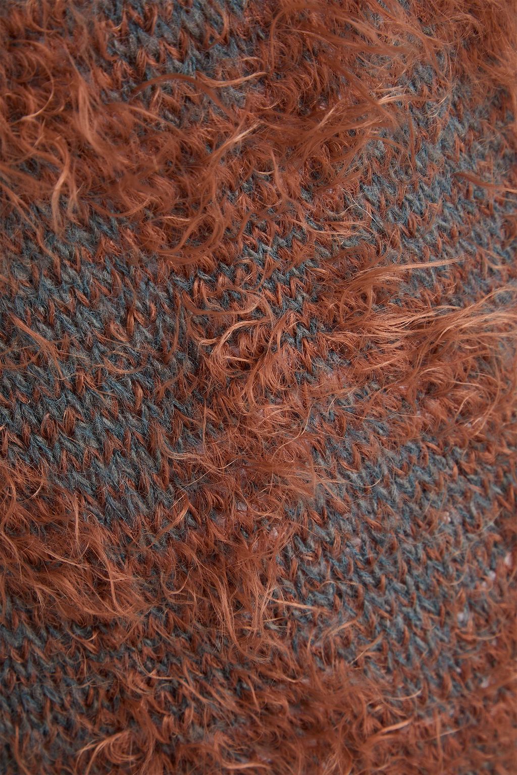 KNWLS Brushed jacquard-knit mini dress