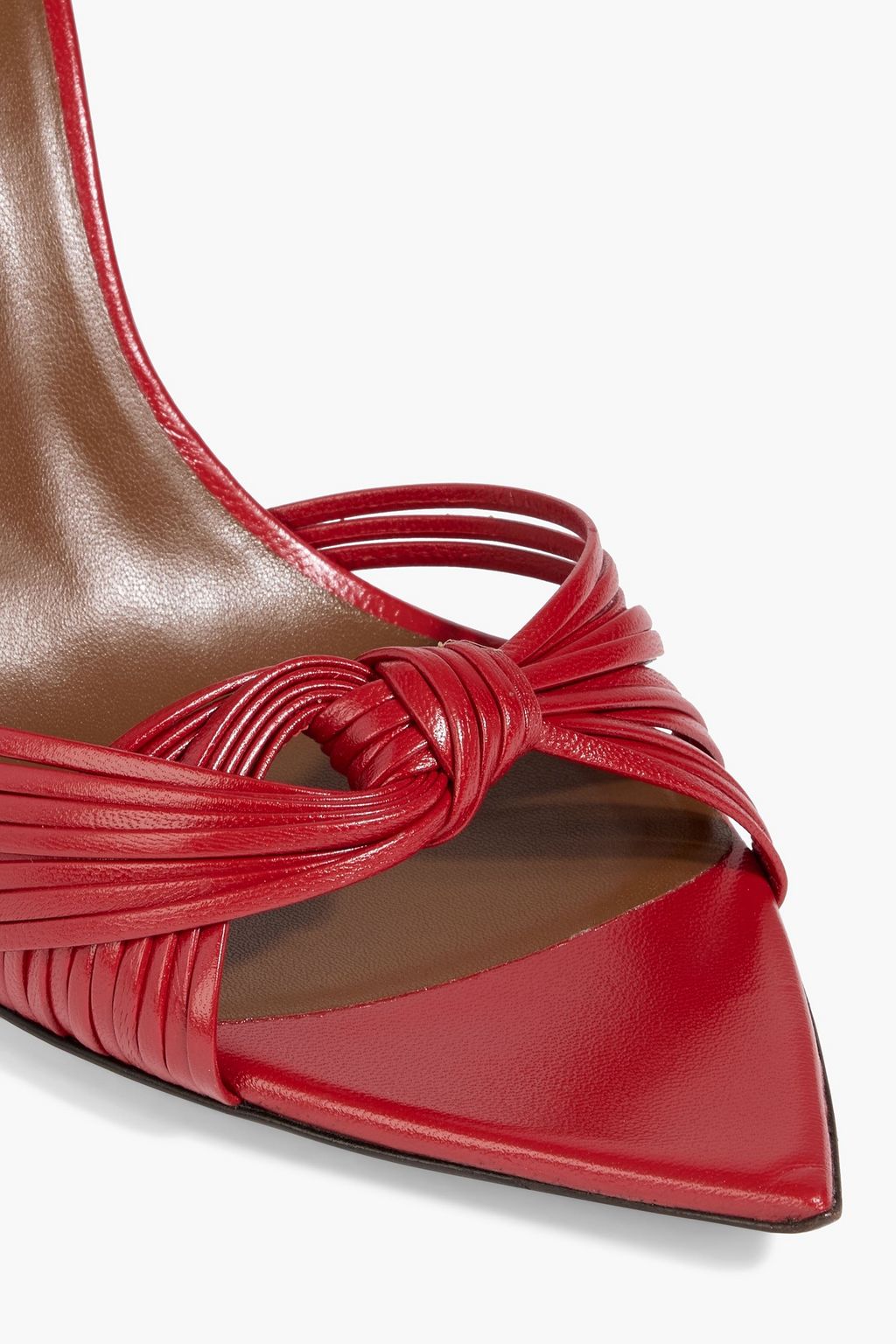 GIUSEPPE ZANOTTI Intriigo Knot 90 leather sandals