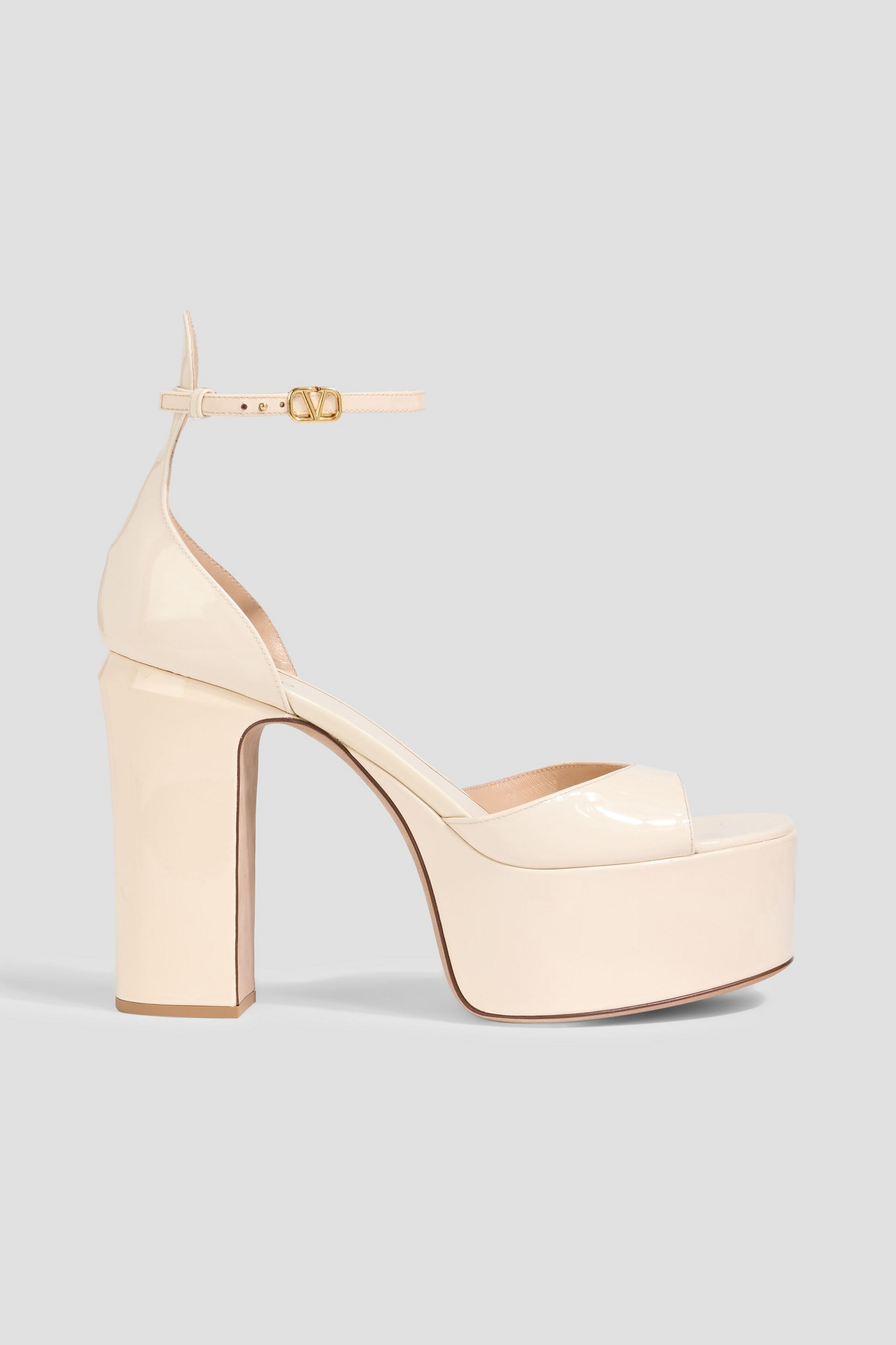 Valentino Garavani Tan-Go patent-leather platform sandals