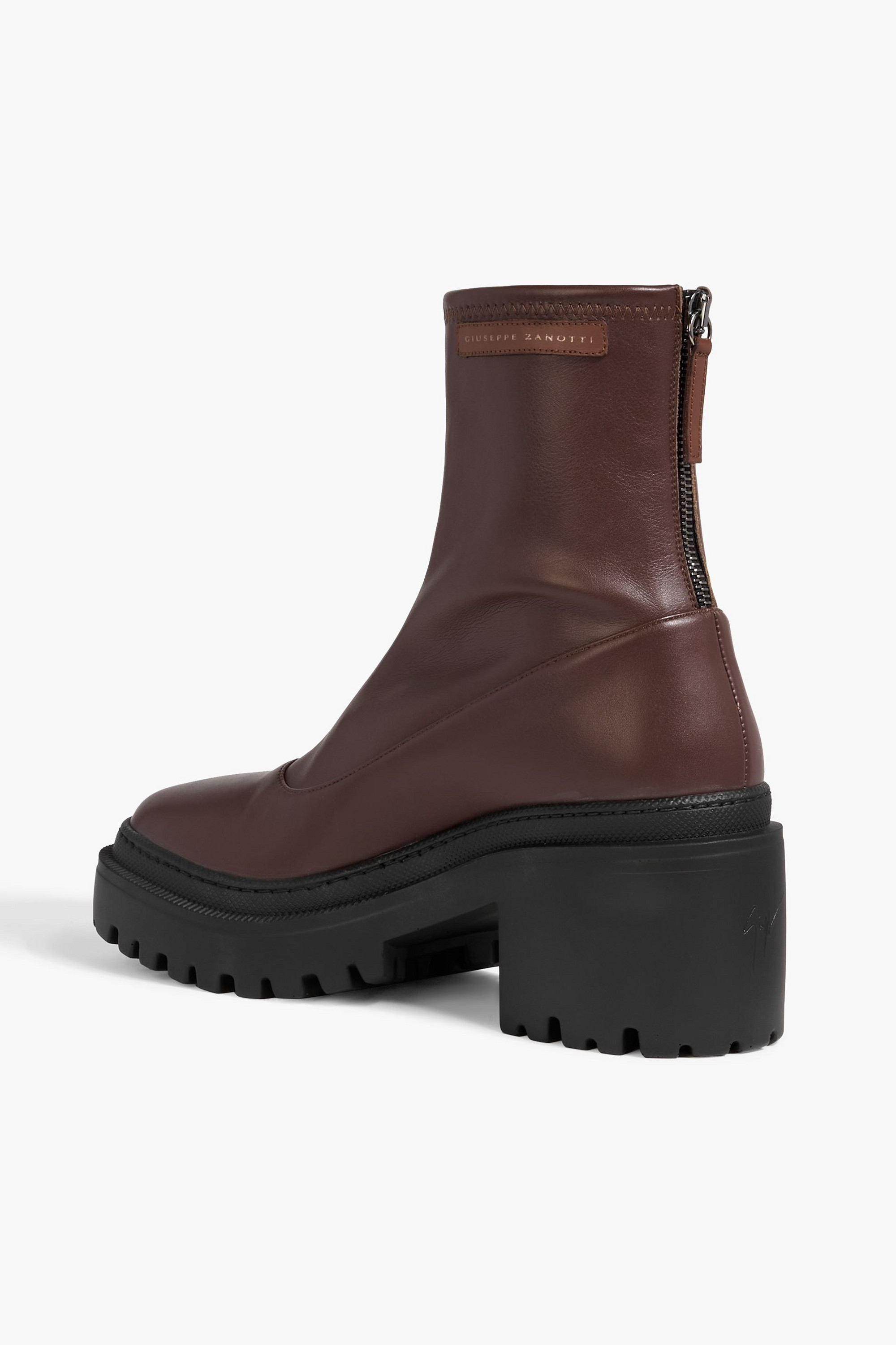 Giuseppe Zanotti - Lionora zip-detailed stretch ankle boots | Plush