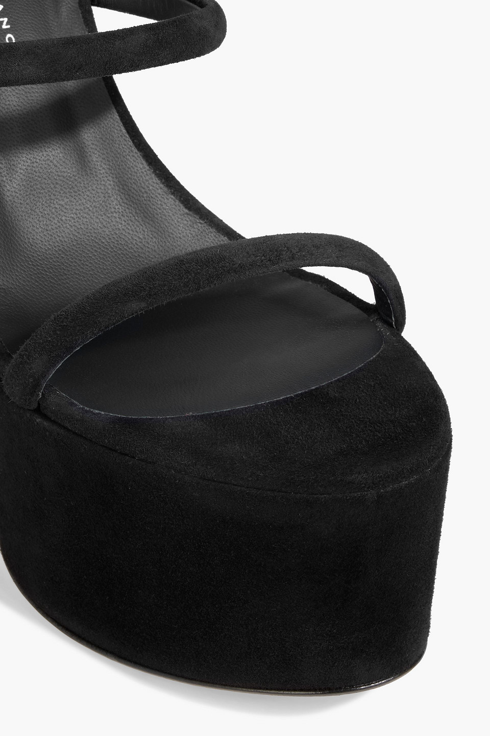 Giuseppe Zanotti Gz-aida Suede Platform Sandals In Black