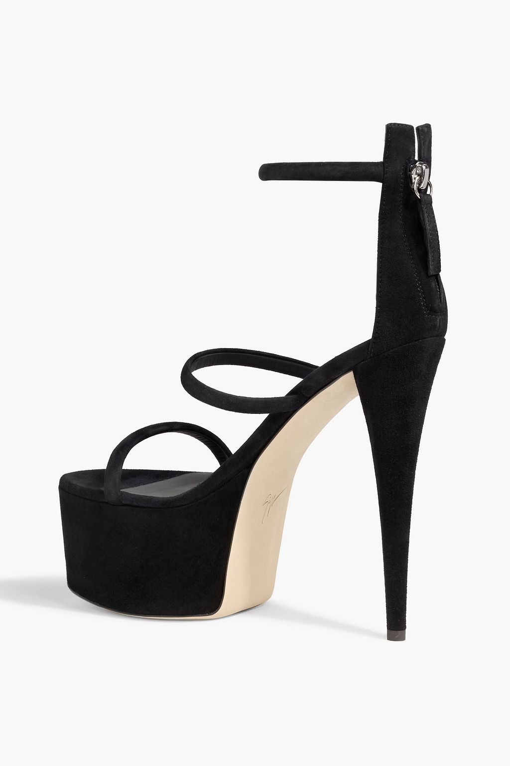 GIUSEPPE ZANOTTI GZ-Aida suede platform sandals