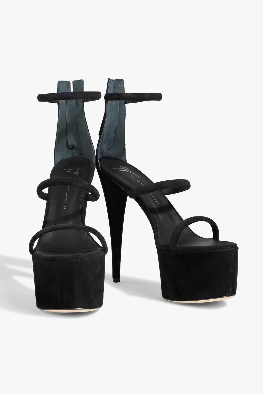 GIUSEPPE ZANOTTI GZ-Aida suede platform sandals