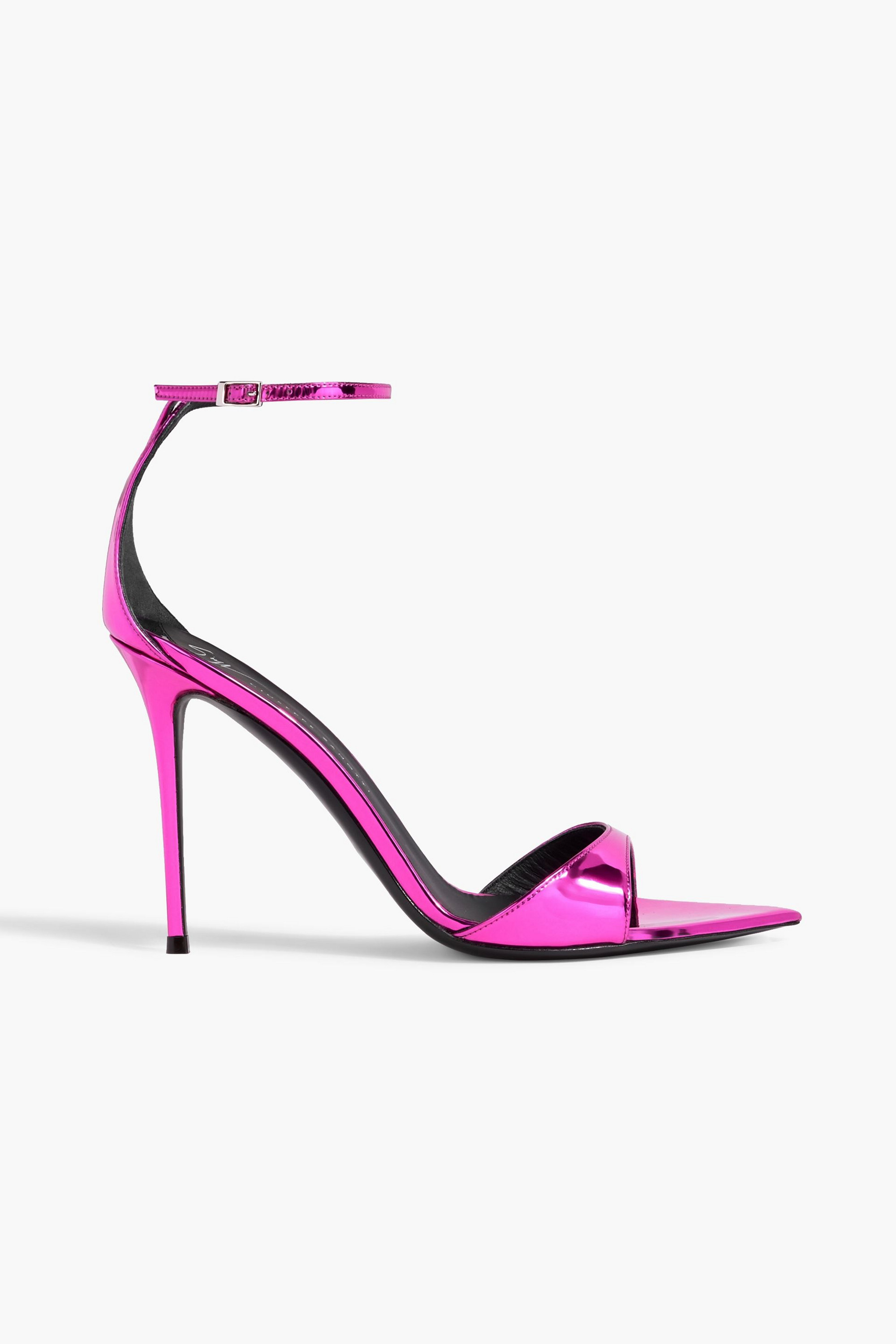 Giuseppe Zanotti Intriigo Strap 105 mirrored sandals